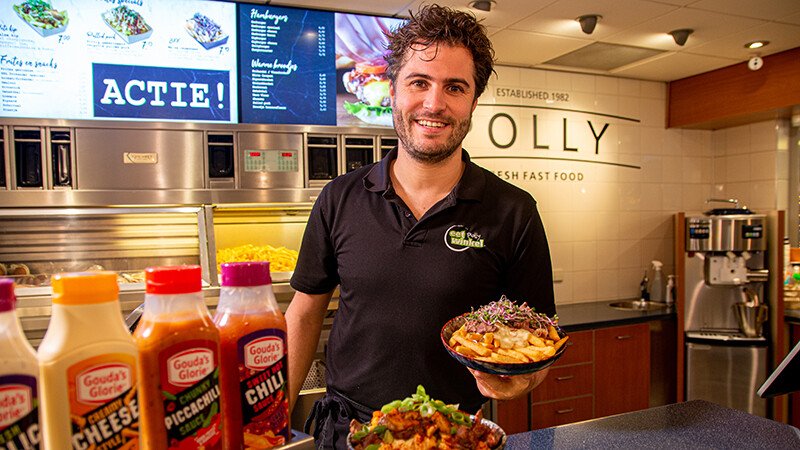 Gouda's Glorie restaurant Polly Loaded Fries sauzen